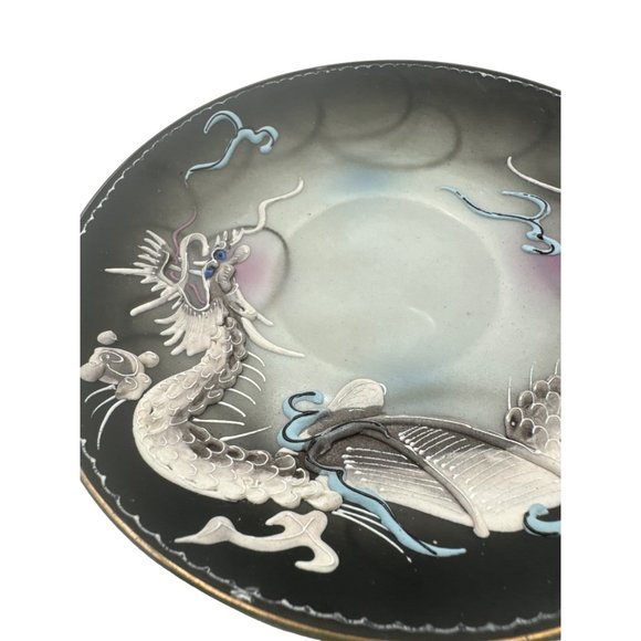 Vintage Endo China Japanese Dragonware Saucer Handpainted - Picture 2 of 4